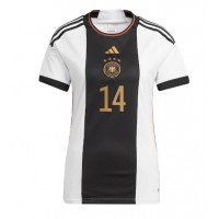 Ženski Nogometni dresi Nemčija Jamal Musiala #14 Domači SP 2022 Kratek Rokav